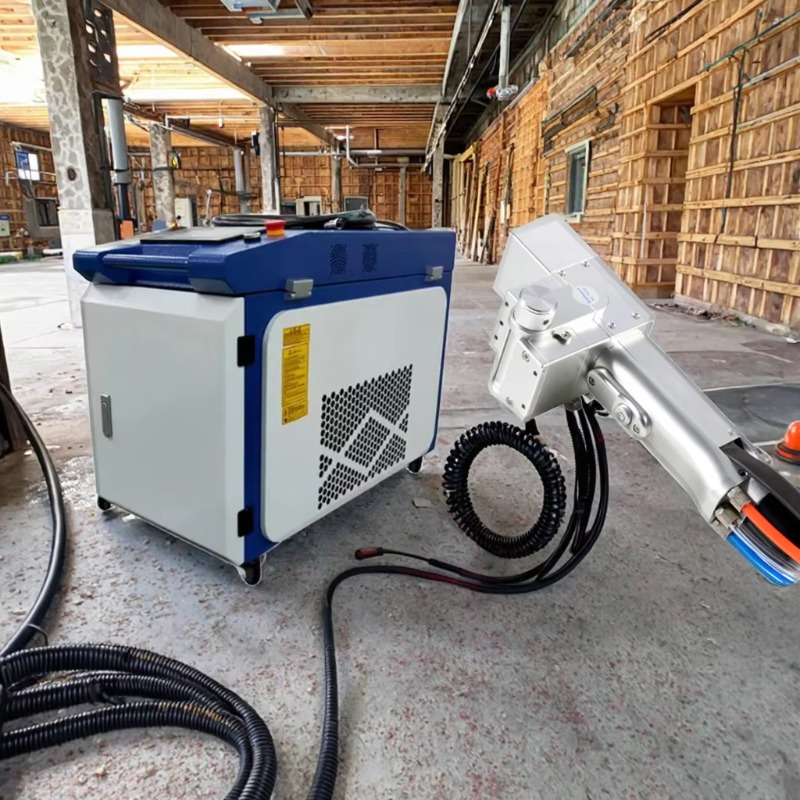 Laser Rust Removal Machine 1500W - 1500W 3000W Handgehaltene Laser-Reinigungsmaschine Rost- und
