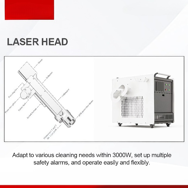 Industrieller Handlaser-Reinig – Laser Cleaning Machine 2000W Bewertung und Preis