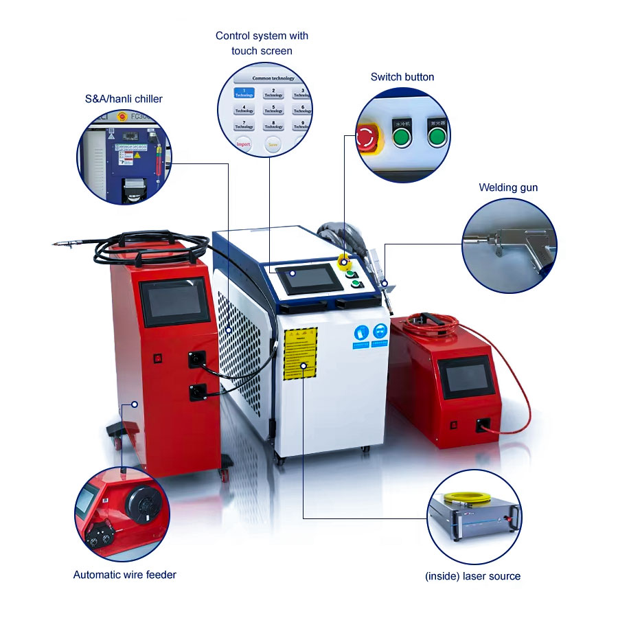 Fabrikpreis 1500W Handgeführte – Air Cooled Laser Welding Machine 1500W Bewertung und Preis