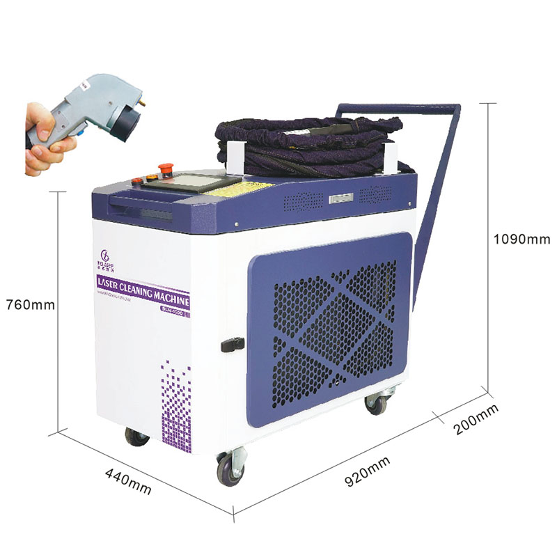 Handgeführter Reiniger 1000W 1 – Laser Rust Removal Machine 1500W Bewertung und Preis
